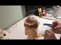 My first time cutting a premade doll wig (and setting realistic expectations)