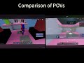 Comparing POVs featuring @Itzdsplayz