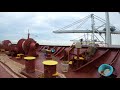 Cargo Operations On A Container Ship In Port | Life At Sea