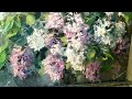 Lilac Painting Flower Original Art Floral Oil Canvas Artwork