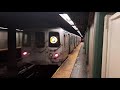 NYC Subway: R68 B trains and R46 & R160 Q trains at Prospect Park