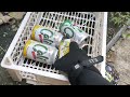 ALUMINUM CANS ARE NOT MAGNETIC - SAVING THEM FOR RECYCLE