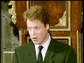 Earl Spencer eulogy at Princess Diana's Funeral on September 6, 1997.