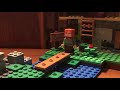 The skeleton attack - LEGO Minecraft stop motion animation