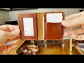 Making a Leather ID Wallet - ASMR