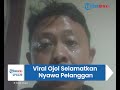 Viral Aksi Heroik Driver Ojol Berhasil Selamatkan Nyawa Pelanggan Seusai Dengar Minta Tolong