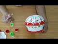 Easy pot painting |how to decorate kalash for navratri |diwali Pot Decoration |kalash/Matki painting