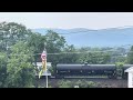 NS AC44C6M #4028 leads train uphill with NS #1000 SD70ACe DPU - notch8