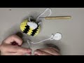 Crochet Mini Bee Tutorial 🐝 Beginner friendly | step by step ✨ FREE Amigurumi Pattern, rainbow bee