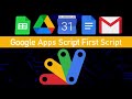 Google Apps Script: Creating Managing, and Automating Projects with Script