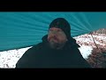 Multi-day Winter Storm Camping in Snow with No Tent - ASMR Relaxing Adventure