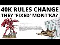 40K Rules Update - T'au Mont'ka CHANGED and Legends Confirmed