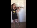 Fight For Iowa - Iowa Hawkeyes Fight Song - Lisa Dondlinger (Violin Cover)