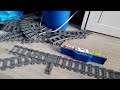 LEGO powerd up VS power functions train wheels rolling test