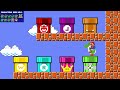 Super Mario Bros. but Everything Mario touch turns to Square!