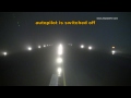 Airbus A320 pilots' view ILS Approach CAT III LOWW-VIE in bad weather