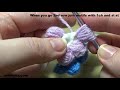 How to crochet easy puff flower blanket afghan for beginners by #marifu6a