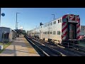 End of the Evening Rush at Clybourn Junction. Crystal Clear Skies and Straight-On Views