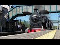 RPSI 'Sea Breeze' Rail-tour With Irish Steam loco No.131 Passing Through Seapoint 21st April 2024