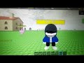 Roblox silly battlegrounds game showcasing dust sans or ruin dust sans?