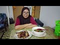 masak ikan goreng dan tumis pucuk ubi dengan ikan masin..#ambalut A2