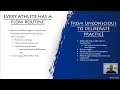 Athletic Flow States Mini-Course  part 1.3 - Intro - Successful athletes have a flow state routine