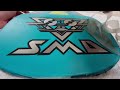 Painting a Santa Cruz Skateboard. Natas Silver Foil Blind Bag