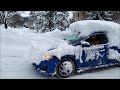 CRAZY!  Robert Drives the Snowpocalypse Car