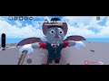 Playing Roblox Piggy (ALPHA) old version playing as Little brother