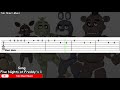 Five Nights at Freddy's 1 - Song Guitar Tutorial