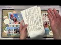 Stampin' Up! Scrapbook Layout | 12x12 Scrapbooking Idea Beach Vacation | How to Embellish Ephemera