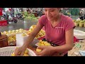 Skillful Jackfruit Cutting at Bangkok Market | Street Food