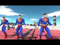 TITANS🦾 vs SUPERHEROES🦸 BATTLE IN TUG OF WAR - Animal Revolt Battle Simulator