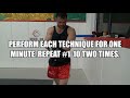 20-Minute Muay Thai Solo Workout with pool noodle