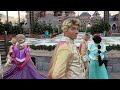 🎄 Disneyland Paris CHRISTMAS 2023: Aurora's Winter Wishes with the Disney Princesses on Castle Stage