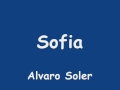 Sofia - Alvaro Soler