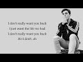 I Don't Want You Back  lyrics