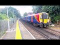 Trains at Mortlake (SWML) 09/07/23