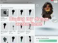 Buying my dream avatar item!
