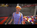 Blippi Learns The ABC's At a Trampoline Park For Kids | Educational Videos For Children