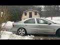 Voluna The Volvo S60 R Turbo AWD 5 Cylinders Of Fury Ravages Her Spanked All Season Tires on Ice, YO