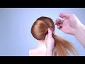 Easy And Beautiful Bun Hairstyles With 1 Donut | Low Bun Hairstyle With Claw Clip | Simple Hairstyle