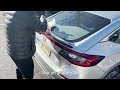 How to install Honda Civic Hatchback Rear Spoiler Trunk Spoiler