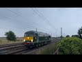 Class 56302 racing Class 69012