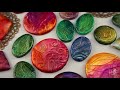 Mica and Ink on Clay -  Making Alcohol Ink Shine