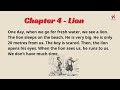Learn English Through Stories Level 1| Robinson Crusoe - Chapter 4 - Lion | Interesting Story.