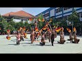 Demonstrasi Ekskul Pramuka Galuta 2024 kreasi dance semaphore