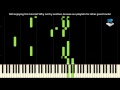 Ludwig Van Beethoven  - Minuet in G - Synthesia Piano Tutorial