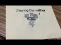 The  wither drawing from minecraft