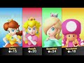 Mario Party 10 - Daisy vs Peach vs Rosalina vs Toadette - Haunted Trail